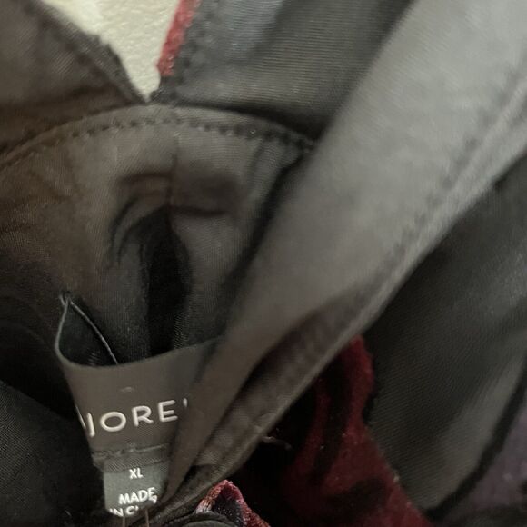 Majorelle Floral Velvet Burnout Mini Dress Womens XL Whimsigoth Witchy - Picture 8 of 12